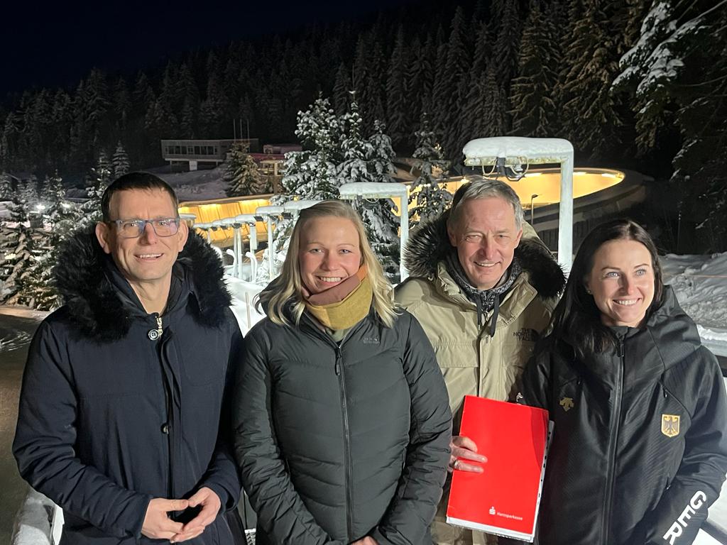 Markus Dressler, Lisa Liebert (Präsident und Vize-Präsidentin des RBSV Sachsen), Dr. Ronald Brachmann (Präsident des RBSV Sachsen-Anhalt), Elīza Tīruma (Landestrainerin Sachsen-Anhalt)