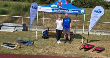 beim Sportabzeichentag in HBS